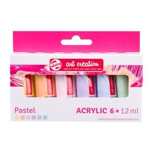 Picture 1 of Acrylverf Talens Art Creation pastel assorti 6 tubes à 12ml