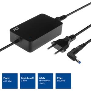 Picture 4 of Laptop Oplader ACT Compact universeel 65W