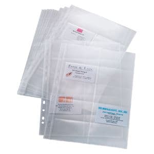 Picture 1 of Visitekaarthoes Sigel VZ351 voor visitekaartmap VZ301 album VZ301 voor 200 kaarten 2 rijen 90x58mm