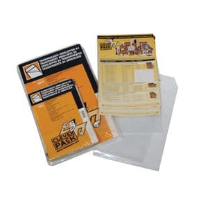 Picture 2 of Envelop CleverPack akte A4 220x300mm zelfklevend transparant 50 stuks