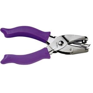 Picture 2 of Handpuncher Fiskars M circle 1/8" met SoftGrip paars