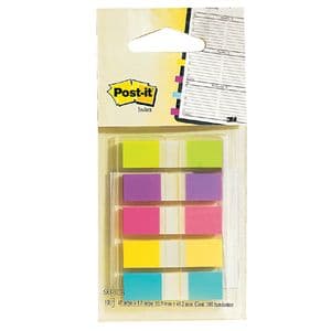 Picture 1 of Indextabs Post-it 6835 11.9x43.1mm assorti 100 tabs