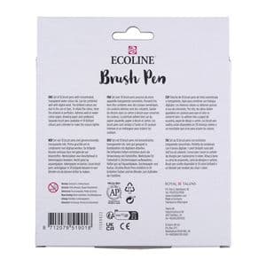 Picture 4 of Brushpen Talens Ecoline set à 10 stuks primair