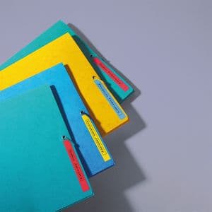Picture 6 of Labeltape Dymo LabelManager D1 polyester 12mm zwart op rood