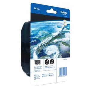 Picture 1 of Inktcartridge Brother LC-985BK2 zwart 2x