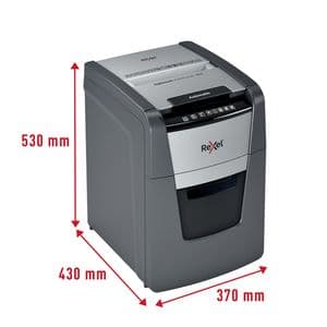 Picture 3 of Papiervernietiger Rexel Optimum Auto+ 90X snippers 4x28mm