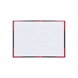 Picture 2 of Notitieboek Bantex zwart/rood A6 lijn 70gr 96vel