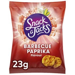 Picture 2 of Mini rijstwafels Snack-a-Jacks barbeque paprika