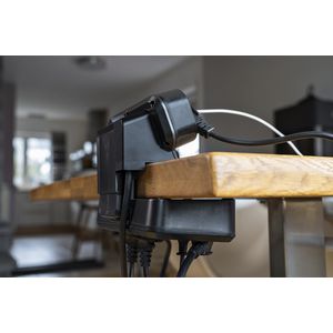 Picture 9 of Stekkerdoos Brennenstuhl bureau Estilo 10 voudig inclusief 1 USB C, 1 USB A, 2 meter zilver/zwart