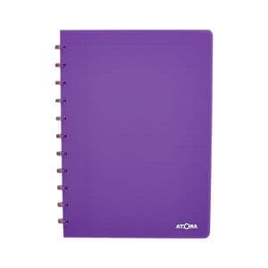 Picture 3 of Schrift Atoma A4 blanco 144blz 90gr PP transparant assorti
