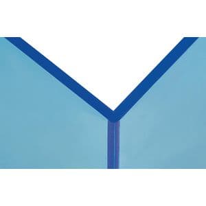 Picture 3 of Boekensteun MAUL 10x10x13cm acryl set 2 neon blauw transparant