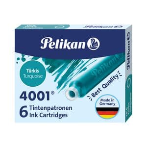 Picture 1 of Inktpatroon Pelikan 4001 turquoise 6 stuks