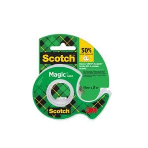 Picture 1 of Plakband Scotch Magic 810 19mmx25m onzichtbaar + plakhandhouder