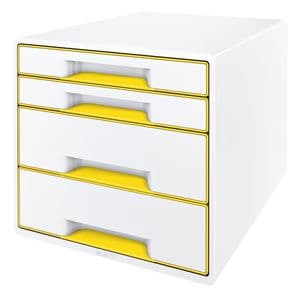 Picture 1 of Ladenblok Leitz WOW CUBE 4 laden wit/geel