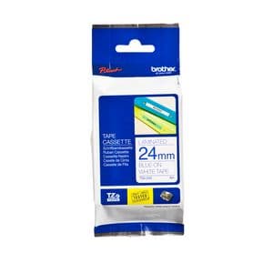 Picture 1 of Labeltape Brother P-touch TZe-253 standaard 24mm blauw op wit