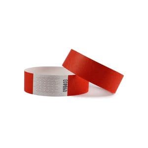 Picture 1 of Polsband Combicraft Tyvek rood 100 stuks