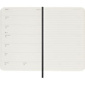 Picture 3 of Agenda 2026 Moleskine 12M Planner Weekly 7dagen/1pagina pocket sc black