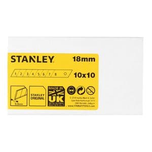 Picture 1 of Afbreekmesjes Stanley 18mm 10 stuks x 10