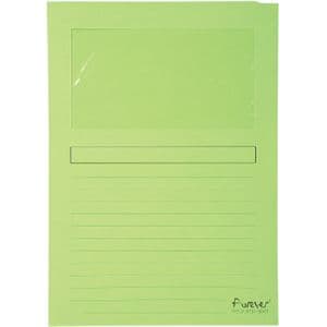 Picture 1 of Venstermap Exacompta Forever L-model 120gr lichtgroen 100 stuks