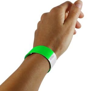 Picture 3 of Polsband Combicraft Tyvek groen 100 stuks