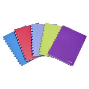 Picture 2 of Schrift Atoma A4 blanco 144blz 90gr PP transparant assorti