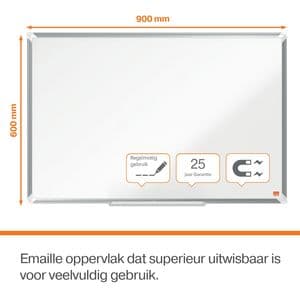 Picture 8 of Whiteboard Nobo Premium Plus 60x90cm emaille