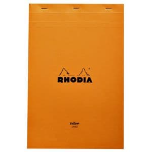 Picture 1 of Schrijfblok Rhodia A4 lijn 80 vel 80gr geel