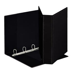 Picture 1 of Presentatieringband Esselte panorama A4 4-rings D-mechaniek 30mm PP zwart