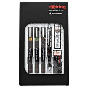 Picture 2 of Tekenset rOtring Isograph college 0.2mm, 0.3mm en 0.5mm set à 3 stuks