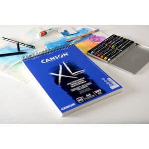 Picture 2 of Mixed mediapapier Canson XL Textured Mixed Media 30vel 300gr A3 wit
