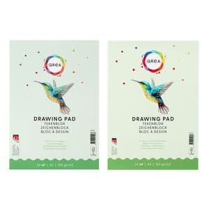 Picture 2 of Tekenblok Qrea A4 24 vel 160gr gelijmd