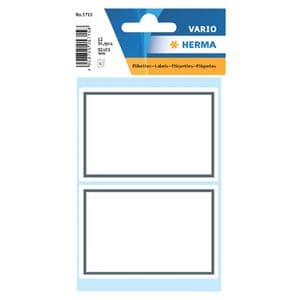 Picture 2 of Etiket HERMA 5715 53x80mm schrift grijs kader 12 stuks