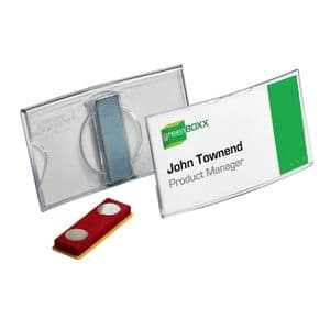 Picture 1 of Badge Durable 8123 convex met magneet 40x75mm