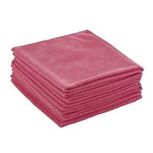 Picture 3 of Microvezeldoek Scotch-Brite Essential 360x360mm rood 10 stuks