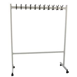 Picture 1 of Garderoberek Vepa Bins verrijdbaar 22 haken zilver