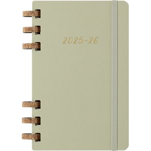 Picture 1 of Agenda 2025/2026 Moleskine 12M Academic Weekly 7d/1p Myrtle large kiwi