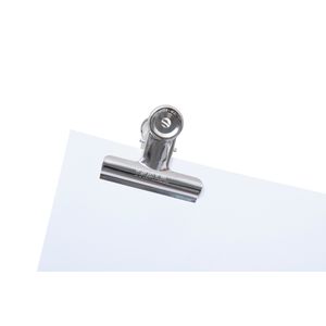 Picture 5 of Papierklem MAUL Bulldog 70mm capaciteit 40mm zilver 5 stuks