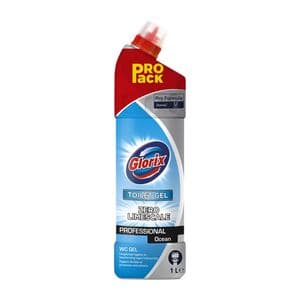 Picture 1 of Sanitairreiniger Glorix Pro Formula Toilet Gel Ocean zonder bleek 1000ml