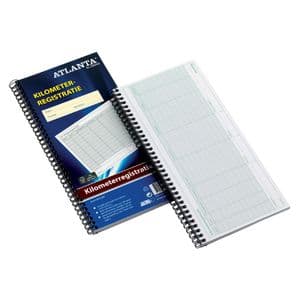 Picture 1 of Kilometer registratieboek Djois Atlanta 40x2vel met spiraal