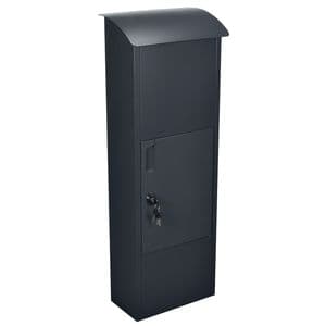 Picture 1 of Pakketbrievenbus Helsinki 390x240x1053mm zwart