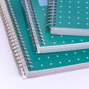 Picture 5 of Collegeblok Pukka Pad Jotta A4 lijn 4-gaats 200 pagina's 80gr groen