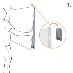 Picture 5 of Whiteboard Nobo Infinity randloos 60x90cm