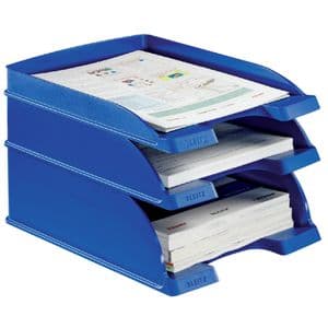 Picture 3 of Brievenbak Leitz Plus Slim A4 blauw