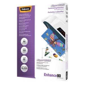 Picture 3 of Lamineerhoes Fellowes A4 Superquick 2x80micron 100 stuks
