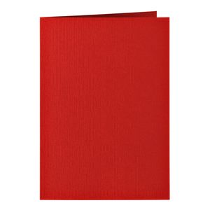 Picture 1 of Correspondentiekaart Papicolor dubbel 105x148mm rood pak à 6 stuks