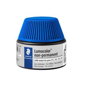 Picture 1 of Viltstiftvulling Staedtler Lumocolor non-permanent 15ml blauw
