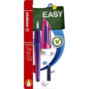 Picture 1 of Vulpen STABILO Easybuddy linkshandig M paars/magenta blister à 1 stuk