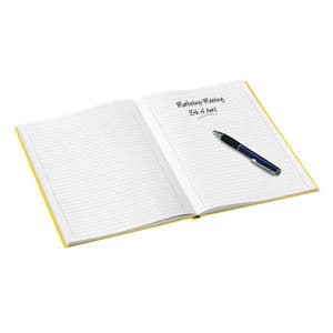 Picture 2 of Notitieboek Leitz WOW A5 160blz 90gr lijn geel