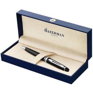 Picture 1 of Balpen Waterman Expert black lacquer CT medium