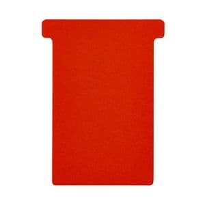 Picture 1 of T-kaart Djois formaat 3 77mm rood 100 stuks